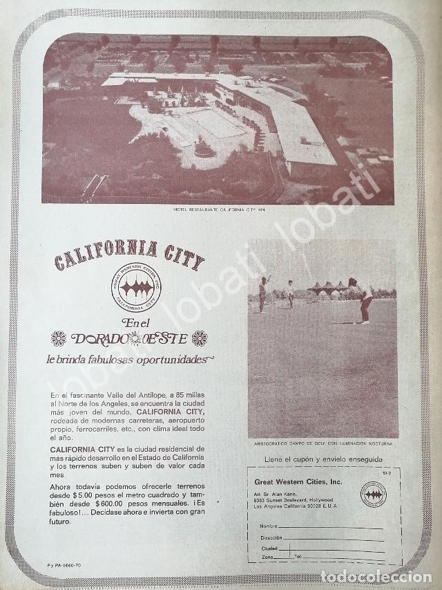 Collectionnisme d'affiches: CARTEL ANTIGUO ORIGINAL DE GREAT WESTERN CITIES, MOTEL CALIFORNIA CITI INN 1970 /540
