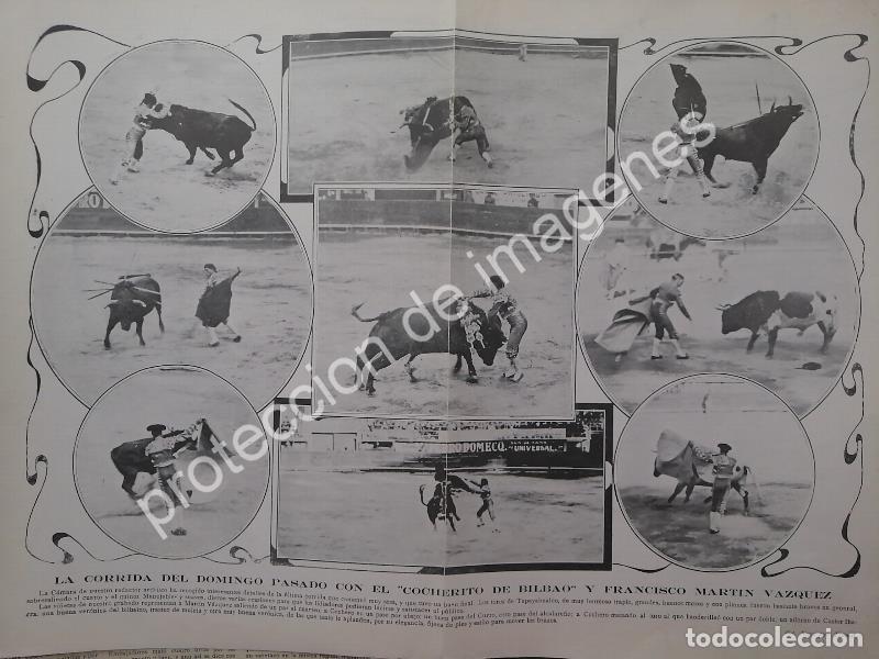 Collectionnisme d'affiches: AFICHE ANTIGUO 1912 PLAZA DE TOROS EL PASEO. PUEBLA