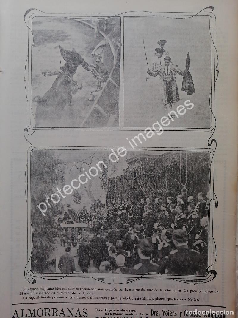 Collectionnisme d'affiches: AFICHE ANTIGUO 1912 TORERO MERCED GOMEZ TOMA ALTERNATIVA 2