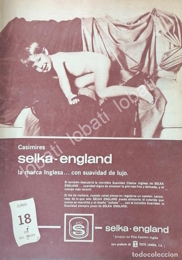 Collectionnisme d'affiches: CARTEL ANTIGUO ORIGINAL DE CASIMIRES SELKA, TEXTIL LANERA S.A 1970s /546 / ROPA