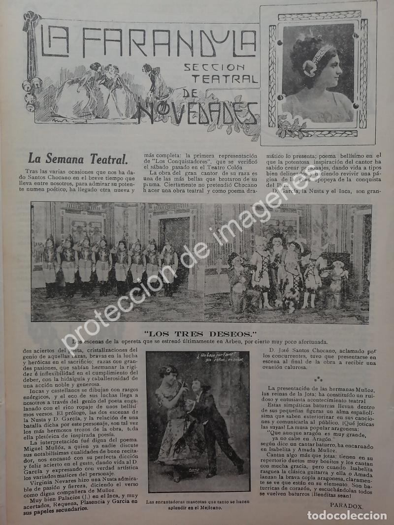 Collectionnisme d'affiches: AFICHE ANTIGUO 1912 EL TEATRO COLON D.F