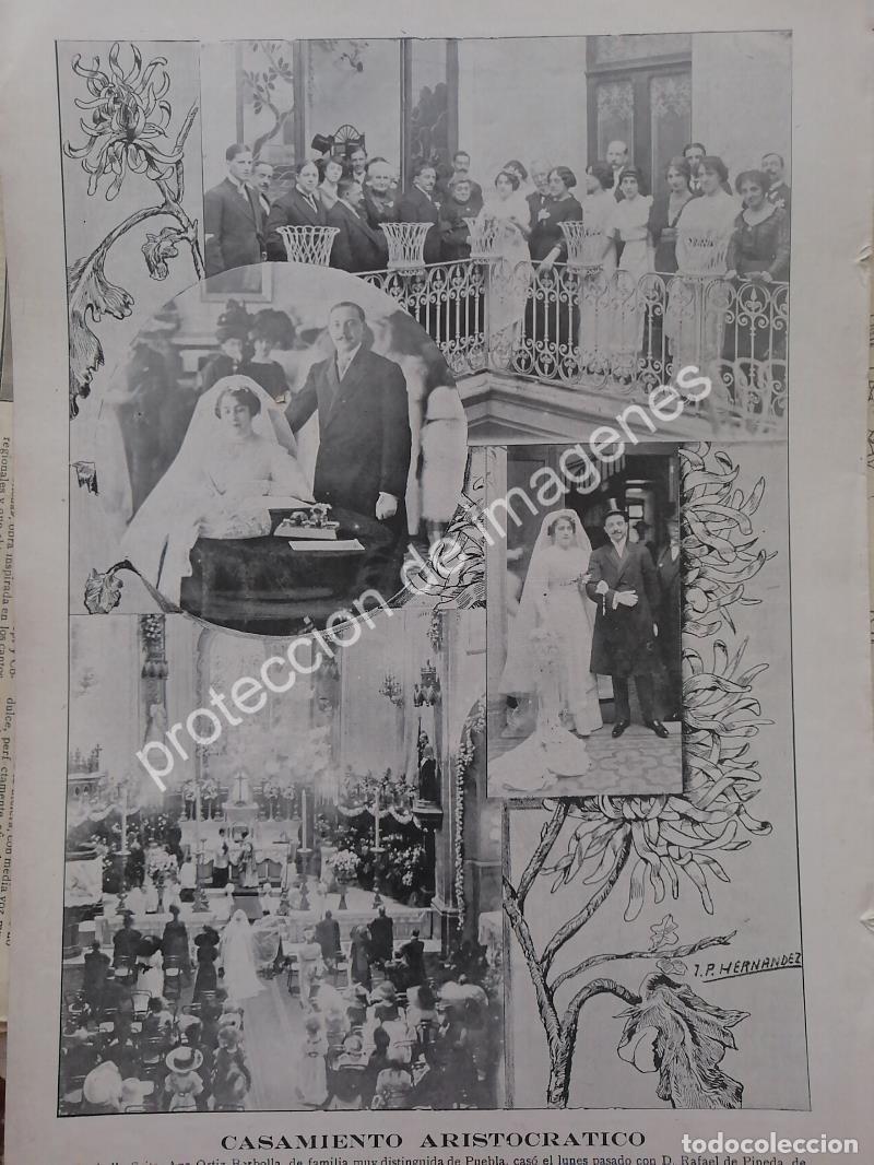 Collectionnisme d'affiches: AFICHE ANTIGUO 1913. BODA. DE PINEDA ORTIZ /ASM