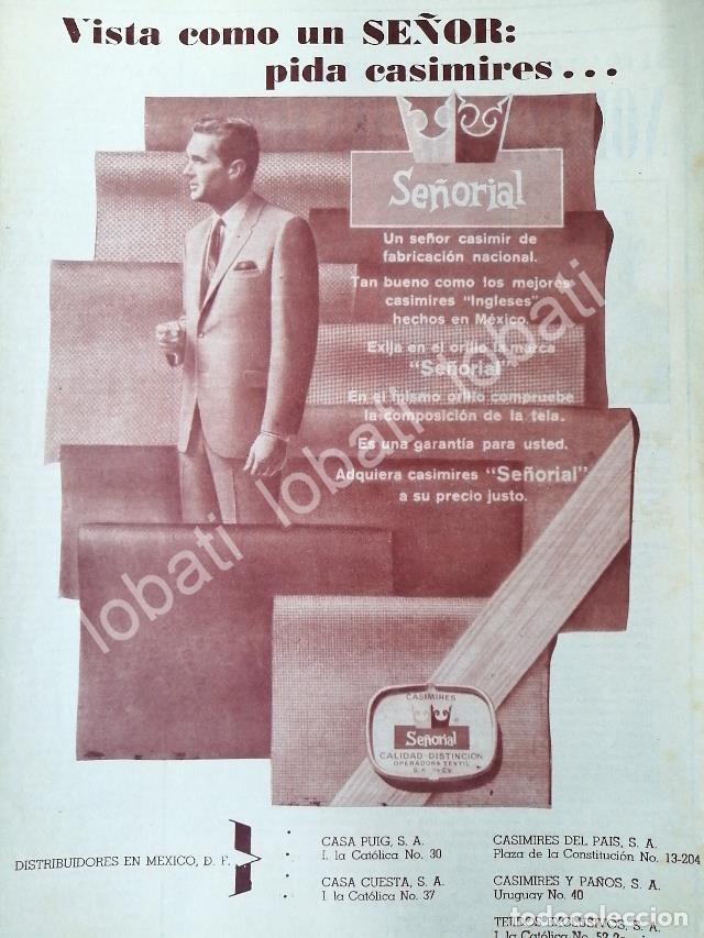 Collectionnisme d'affiches: CARTEL ANTIGUO ORIGINAL DE CASIMIRES SE&Ntilde;ORIAL S.A 1970 /551