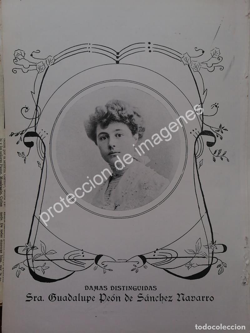 Sammeln von Plakaten: AFICHE ANTIGUO 1912 GUADALUPE PEON Y LAPORTE /ASM