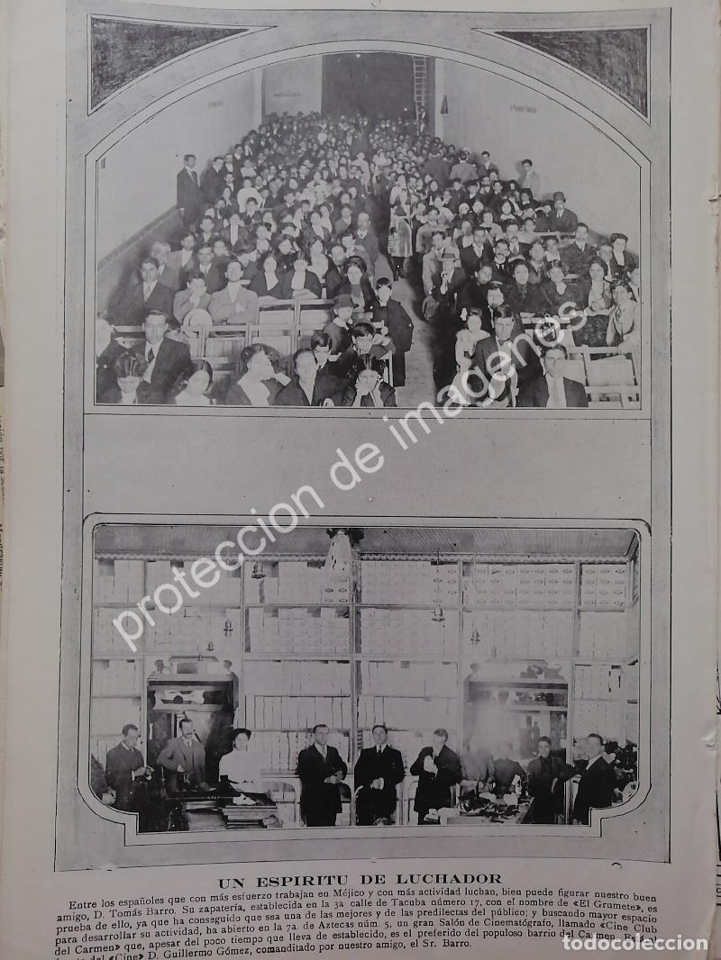 Collectionnisme d'affiches: AFICHE ANTIGUO 1912. CINE EL CARMEN, DE LOS PRIMEROS.