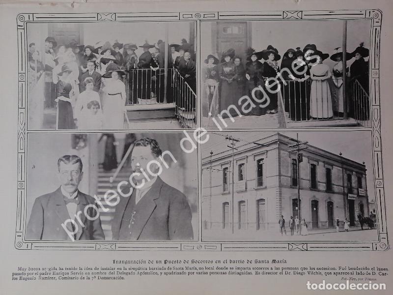 Collectionnisme d'affiches: AFICHE ANTIGUO 1912. DIEGO VILHIS INAUGURA CLINICA
