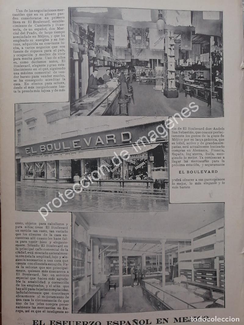 Collectionnisme d'affiches: AFICHE ANTIGUO 1912. TIENDA EL BOULEVARD