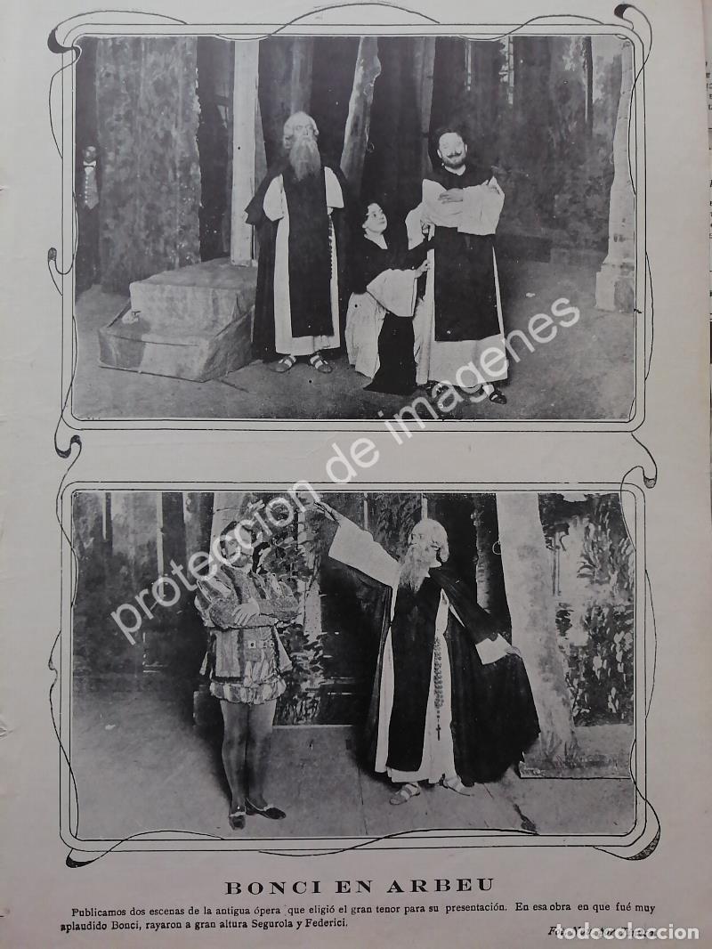 Collectionnisme d'affiches: AFICHE ANTIGUO 1912 ALESSANDRO BONCI EN TEATRO ARBEU