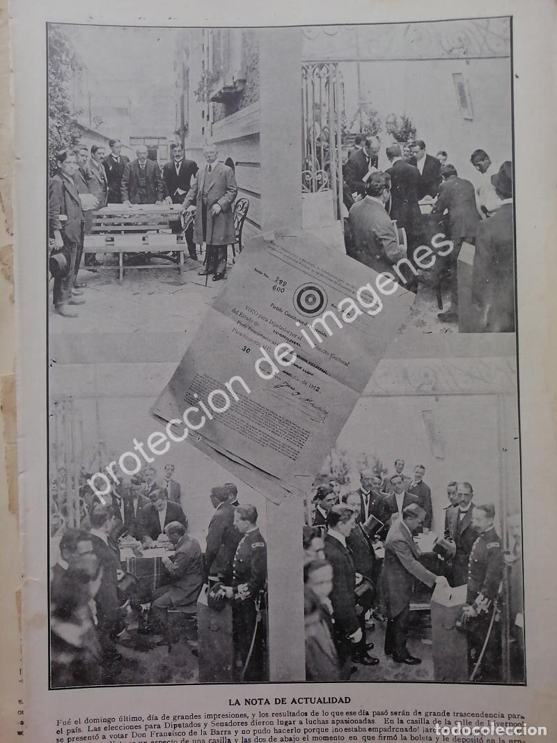 Collectionnisme d'affiches: AFICHE ANTIGUO 1912 ELECCIONES PARLAMENTARIAS