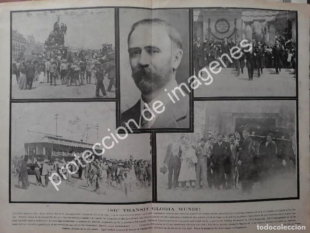 Sammeln von Plakaten: AFICHE ANTIGUO 1913 DECENA TRAGICA, MUERTE DE MADERO
