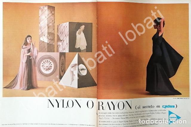 Sammeln von Plakaten: CARTEL ANTIGUO ORIGINAL DE CYDSA, CELULOSA Y DERIVADOS 1961 DISE&Ntilde;O DE TAO IZZO /599