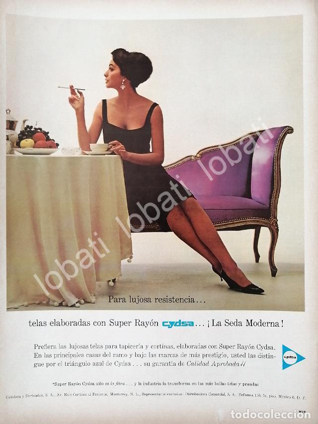 Sammeln von Plakaten: CARTEL ANTIGUO ORIGINAL DE CYDSA, CELULOSA Y DERIVADOS MONTERREY 1961 /563