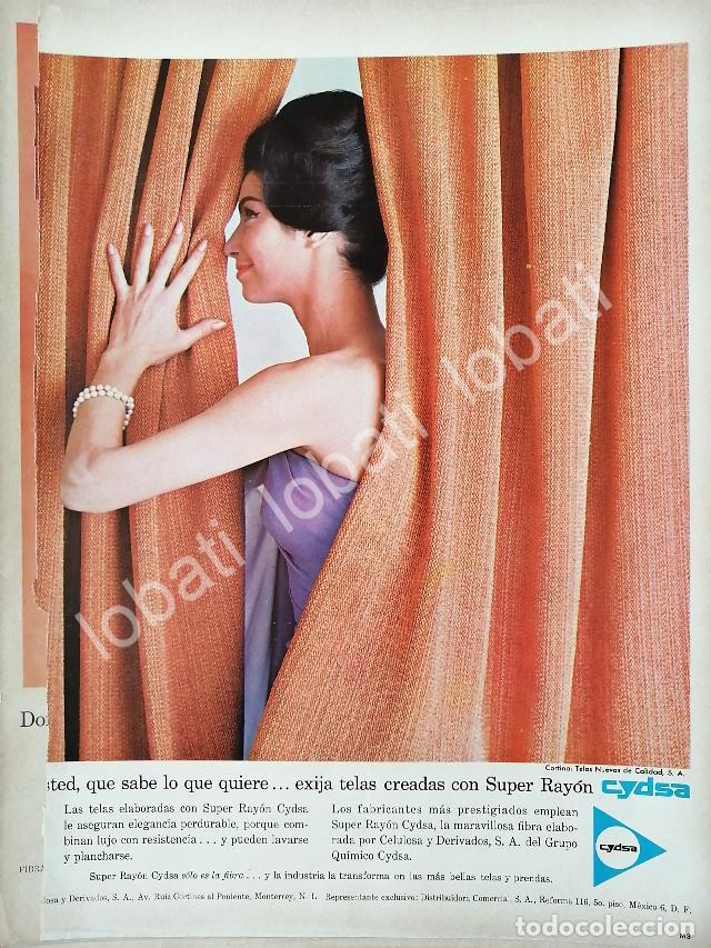 Sammeln von Plakaten: CARTEL ANTIGUO ORIGINAL DE CYDSA, CELULOSA Y DERIVADOS MONTERREY 1963 /564