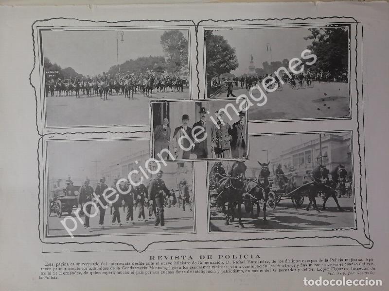 Sammeln von Plakaten: AFICHE ANTIGUO 1912 DESFILE DE LA POLICIA MONTADA