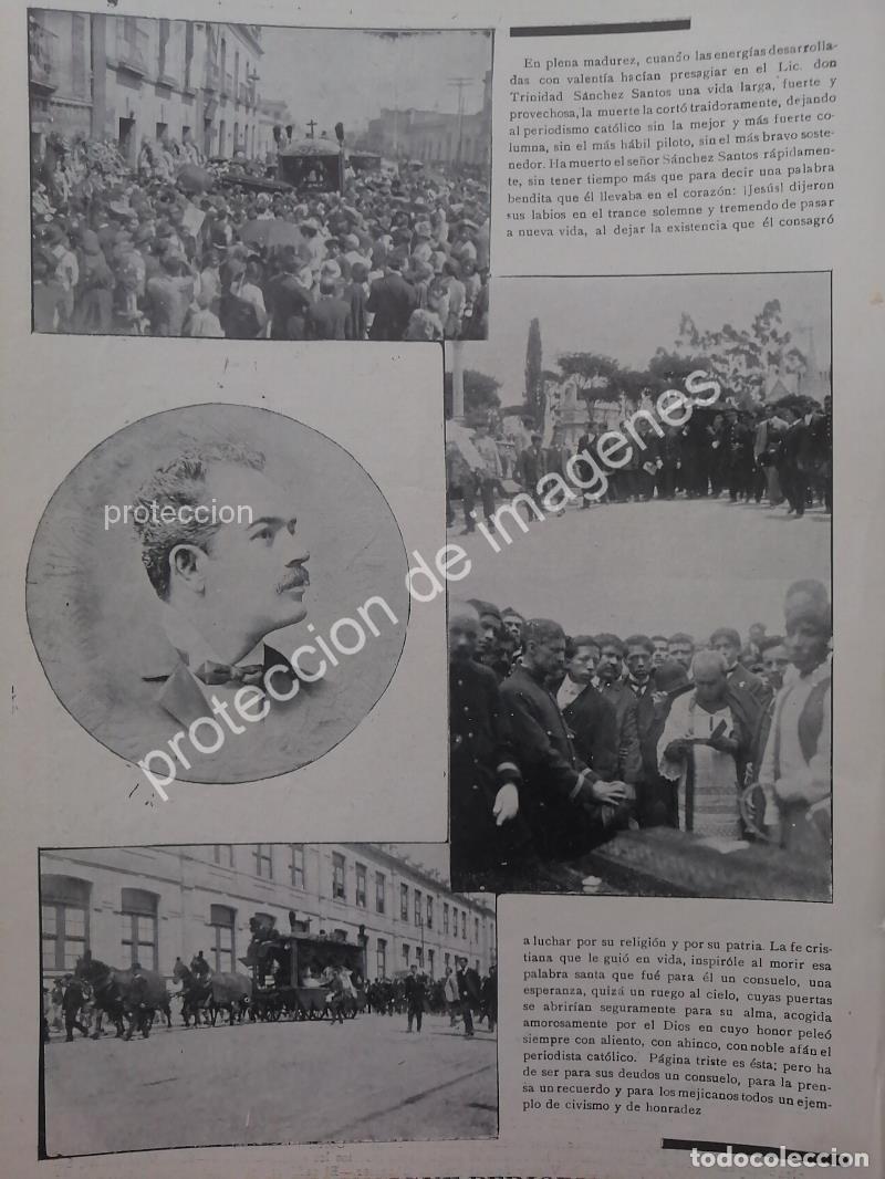 Sammeln von Plakaten: AFICHE ANTIGUO 1912 MUERE TRINIDAD SANCHEZ SANTOS