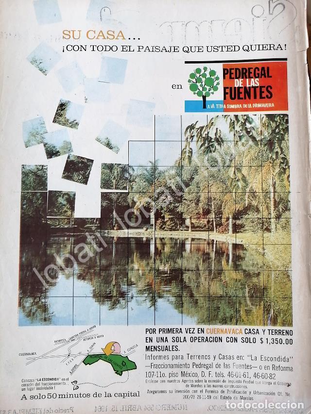 Sammeln von Plakaten: CARTEL ANTIGUO ORIGINAL DE COLONIA PEDREGAL DE LAS FUENTES CUERNAVACA /574
