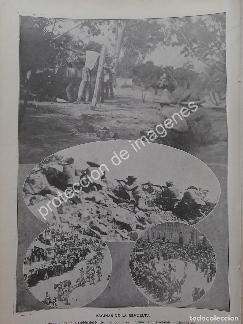 Collectionnisme d'affiches: AFICHE ANTIGUO 1912 LA BATALLA DE BACHIMBA CHIH.