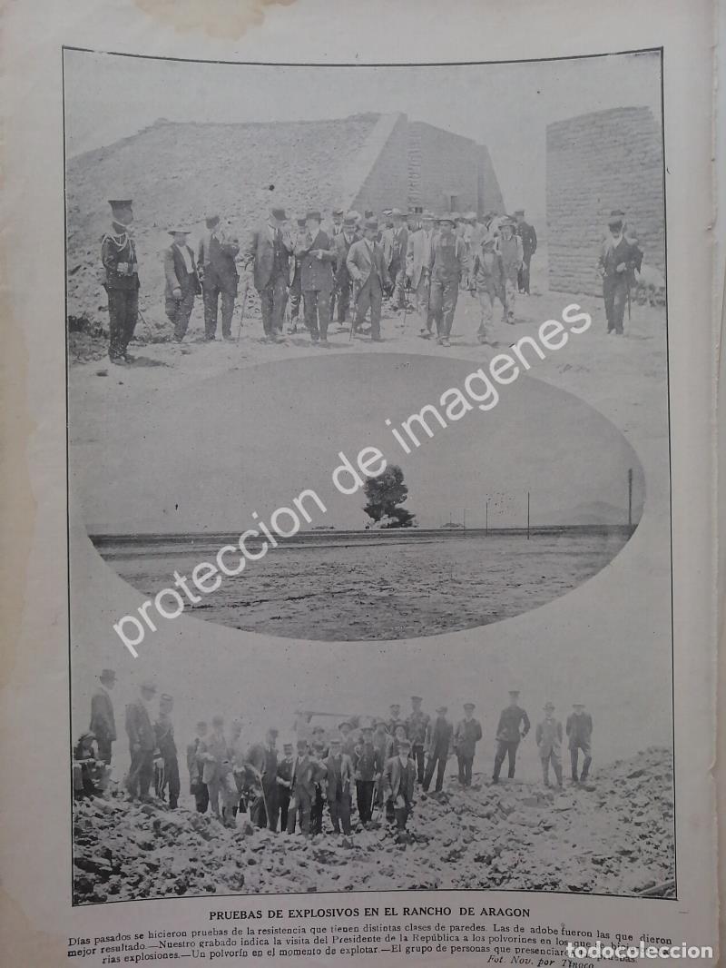 Collectionnisme d'affiches: AFICHE ANTIGUO 1912 EJERCICIOS MILITARES RANCHO ARAGON