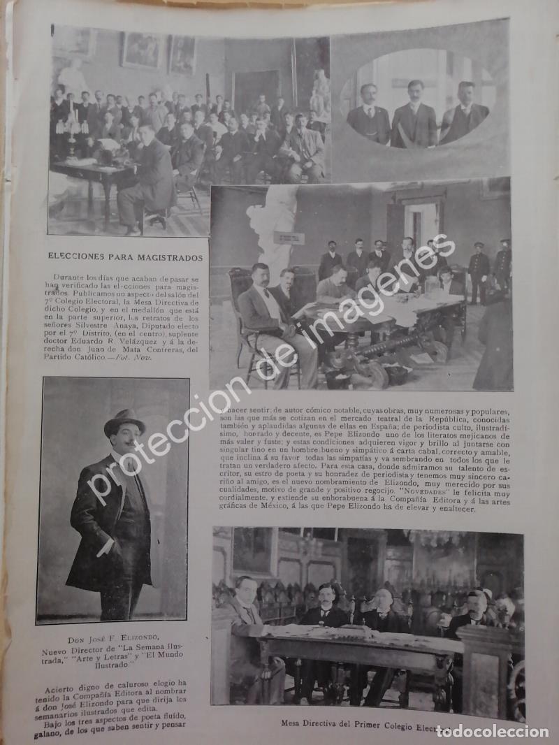 Collectionnisme d'affiches: AFICHE ANTIGUO 1912 ELECCIONES A MAGISTRADOS