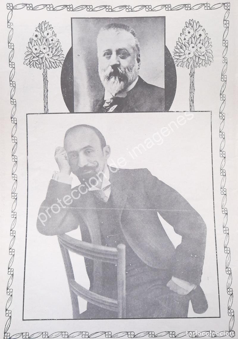 Collectionnisme d'affiches: AFICHE ANTIGUO 1912 JACINTO BENAVENTE EN LA R.A.E.L.