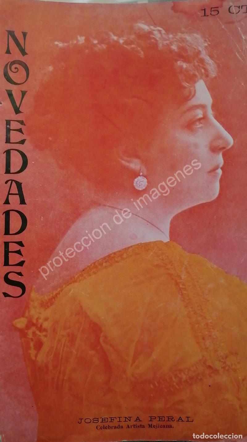 Collectionnisme d'affiches: PORTADA ANTIGUA ORIGINAL 1912 ACTRIZ JOSEFINA PERAL