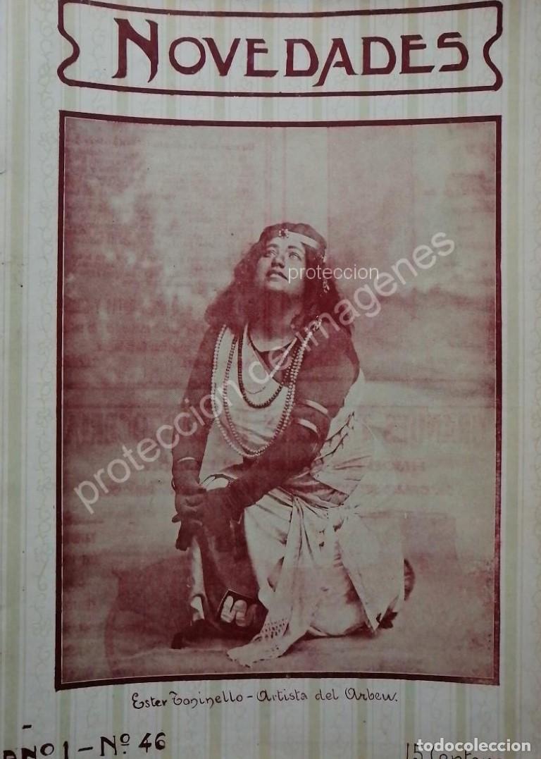 Poster collecting: PORTADA ANTIGUA 1912 SOPRANO. ESTER TONINELLO EN MEXICO