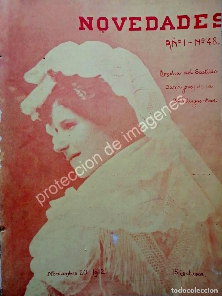 Poster collecting: PORTADA ANTIGUA ORIGINAL 1912 LA ACTRIZ. EMILIA DEL CASTILLO