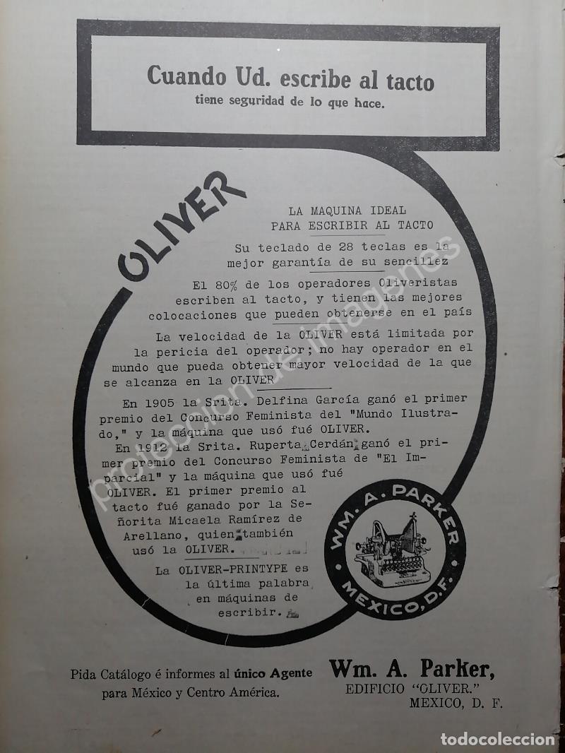 Poster collecting: CARTEL ANTIGUO ORIGINAL MAQUINA DE ESCRIBIR OLIVER 1912