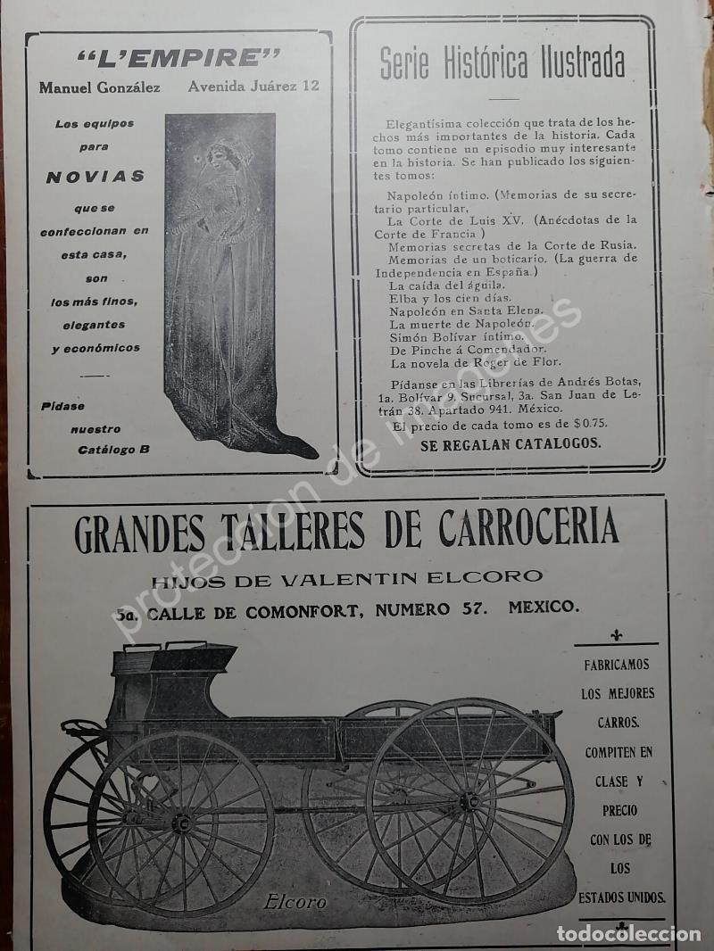 Poster collecting: PUBLICIDAD ANTIGUA, CARRETAS ELCORO 1912 Y MAS