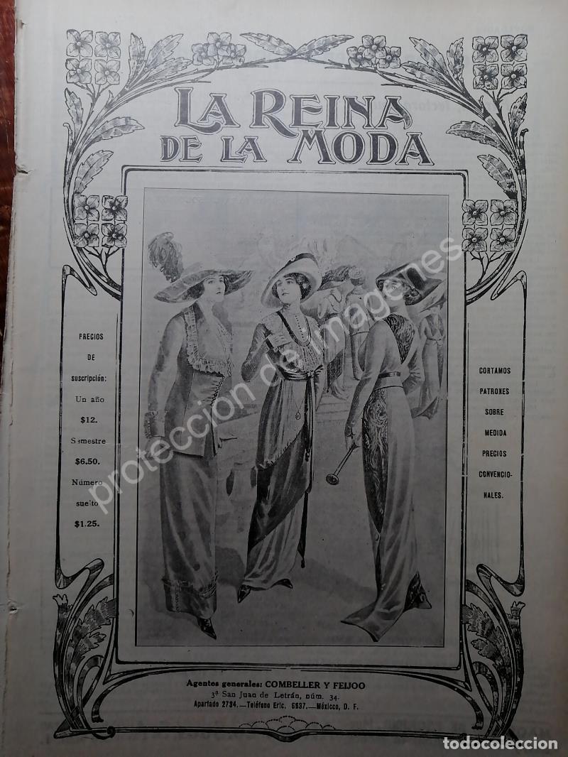 Poster collecting: CARTEL ANTIGUO TIENDA DE ROPA. LA REINA DE LA MODA 1912