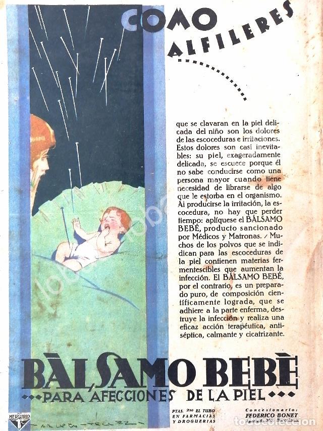 Poster collecting: CARTEL ANTIGUO ORIGINAL DE CREMA BALSAMO BEBE 1930s /No51