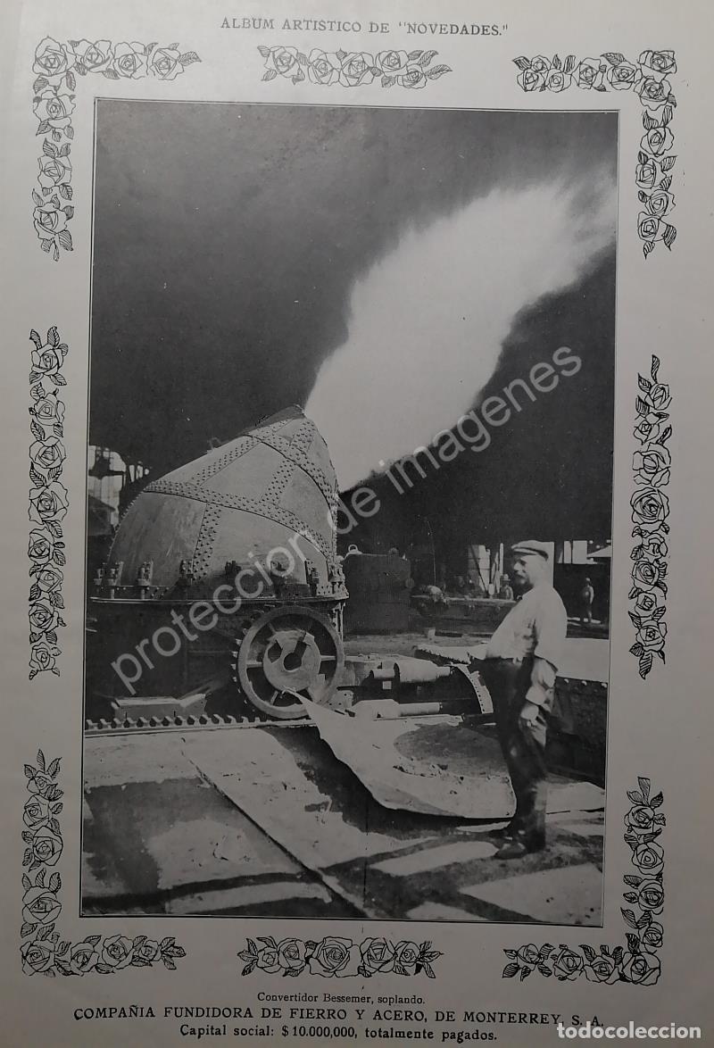 Collezionismo di affissi: CARTEL ANTIGUO CIA. FUNDIDORA MONTERREY 1912 /839