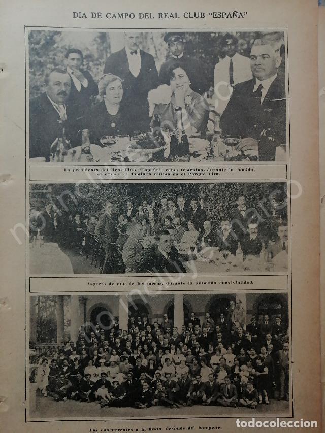 Collezionismo di affissi: AFICHE ANTIGUO. FIESTA DEL REAL CLUB ESPA&Ntilde;A DE FUTBOL 1920