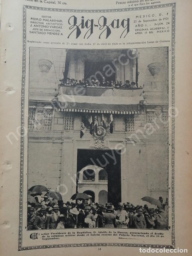 Collezionismo di affissi: AFICHE ANTIGUO. DESFILE EN PALACIO NACIONAL Y PRESIDENTE