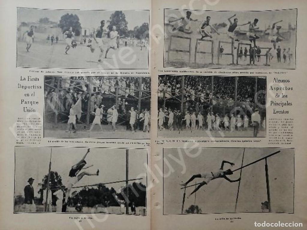 Sammeln von Plakaten: AFICHE ANTIGUO 1920 EVENTOS DEPORTIVOS PARQUE UNION CDMX