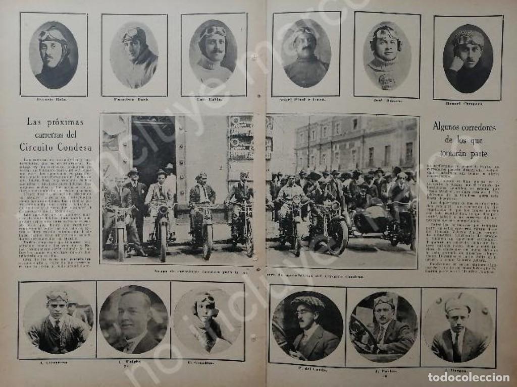 Sammeln von Plakaten: AFICHE ANTIGUO 1920 CARRERAS DE MOTOS EN LA CONDESA /RARO