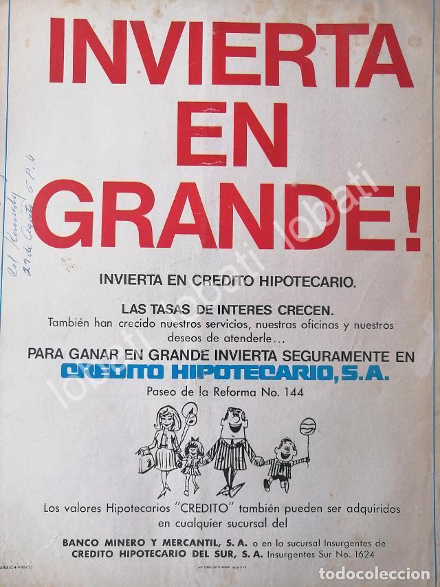 Sammeln von Plakaten: CARTEL ANTIGUO ORIGINAL DE BANCO CREDITO HIPOTECARIO S.A 1972 /192