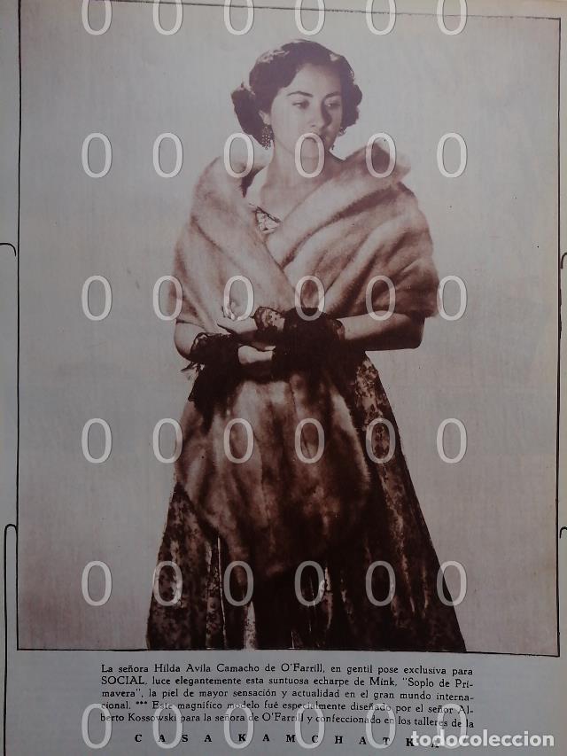 Sammeln von Plakaten: AFICHE ANTIGUO. 1951. HILDA AVILA CAMACHO DE O`FARRILL