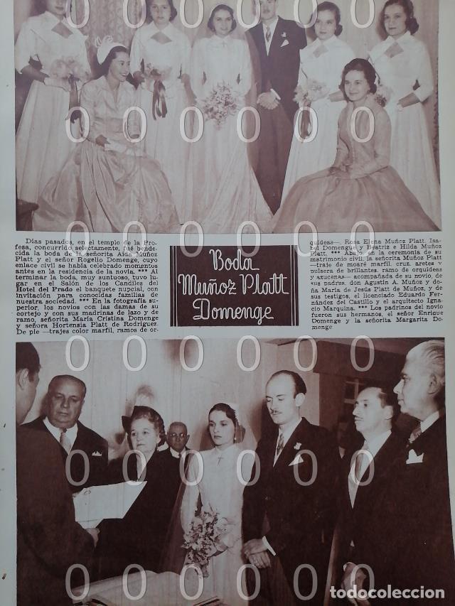 Sammeln von Plakaten: AFICHE ANTIGUO. 1951. BODA. DOMENGE PLATT /ASM