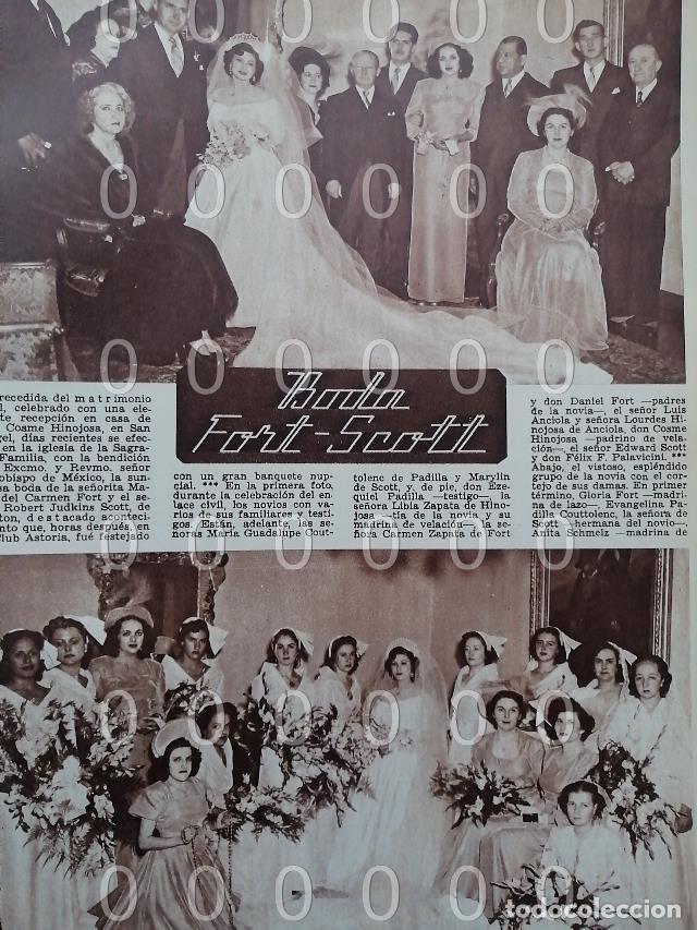 Sammeln von Plakaten: AFICHE ANTIGUO 1951 BODA SCOTT FORT