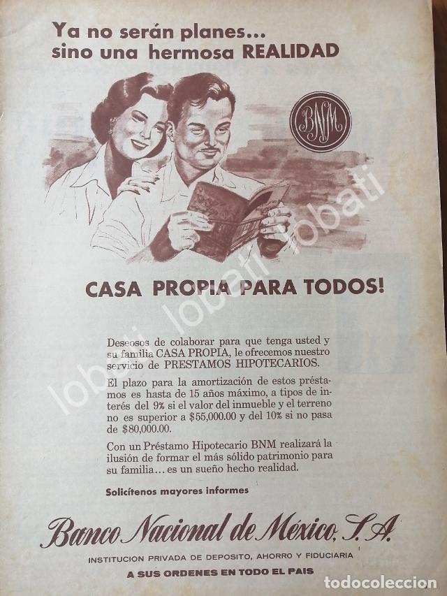 Sammeln von Plakaten: CARTEL ANTIGUO ORIGINAL DE EL BANCO NACIONAL DE MEXICO 1964 /204