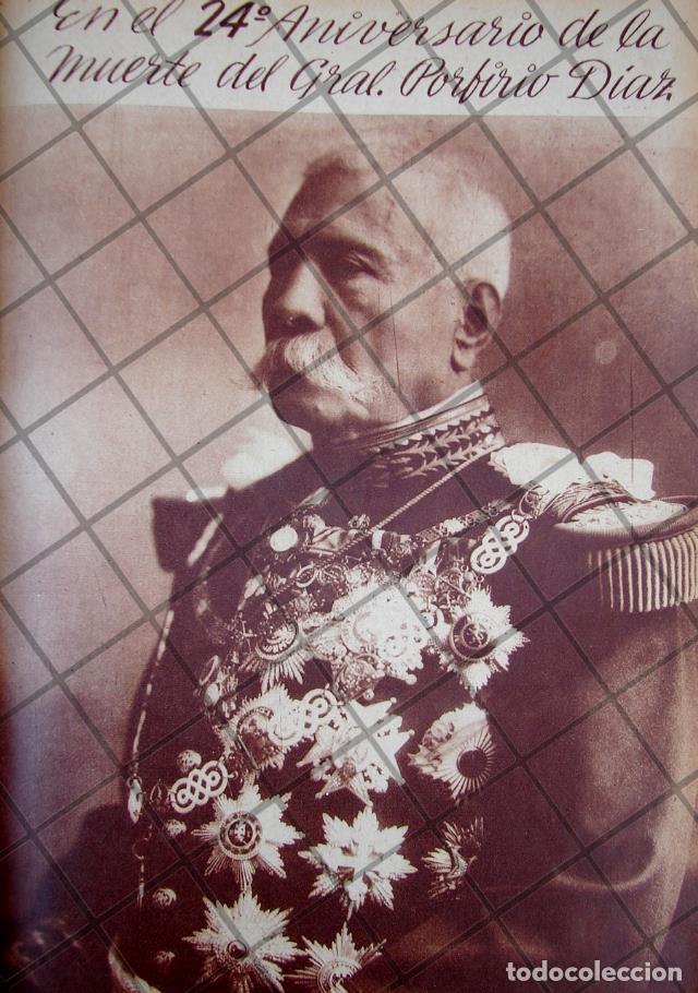 Poster collecting: AFICHE ANTIGUO 1939 / 24 ANIV LUCTUOSO DE PORFIRIO DIAZ