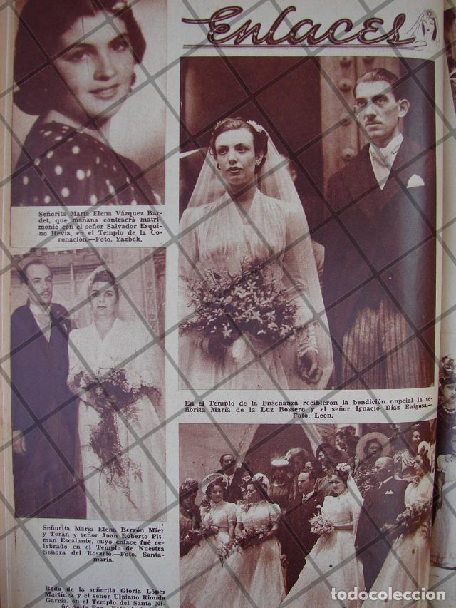 Poster collecting: AFICHE ANTIGUO 1939 BODA. IGNACIO DIAZ RAIGOSA Y OTROS