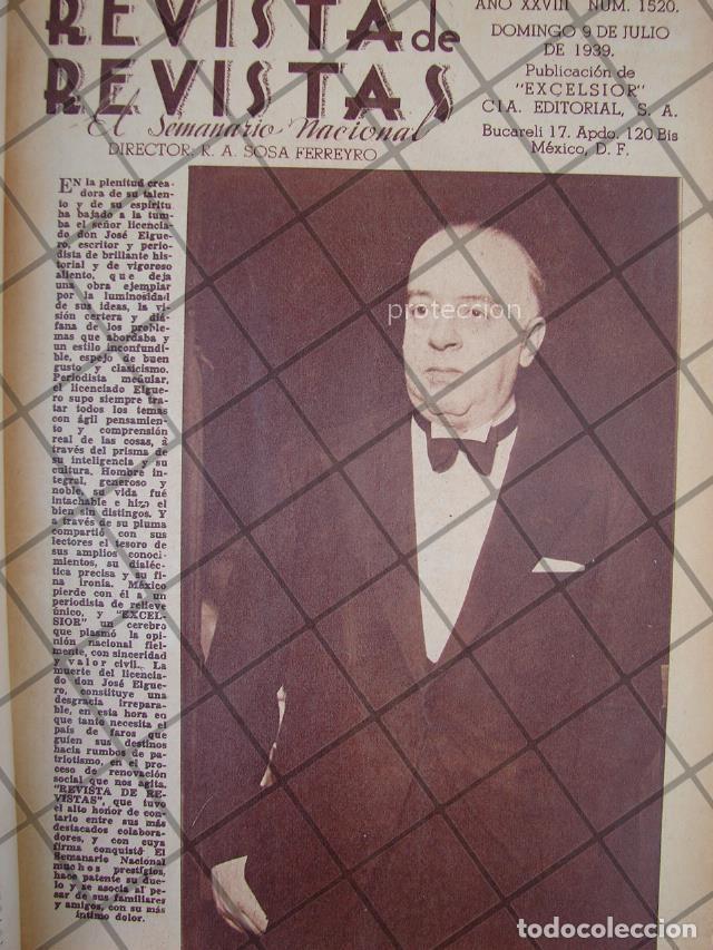 Poster collecting: AFICHE ANTIGUO 1939 MUERE. JOSE ELGUERO VIDEGARAY