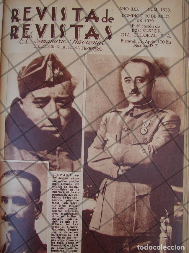 Collectionnisme d'affiches: AFICHE ANTIGUO 1939 TRIUNFO Y ASCENSO DE FRANCISCO FRANCO