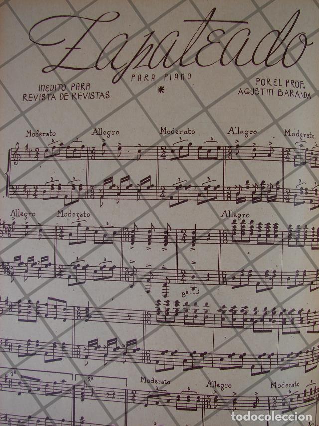 Collectionnisme d'affiches: PARTITURA ANTIGUA INEDITA 1939 DE AGUSTIN BARANDA /ZAPATEANDO