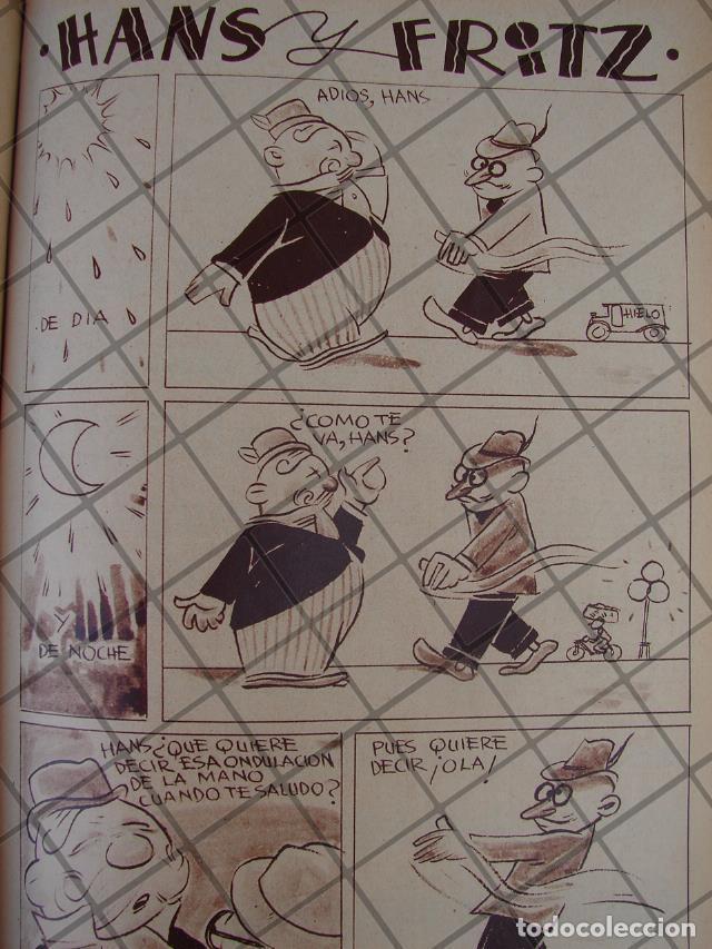 Collectionnisme d'affiches: RARA TIRA COMICA ANTIGUA. 1939 HANS Y FRITZ. /ANGEL ZAMARRIPA 2