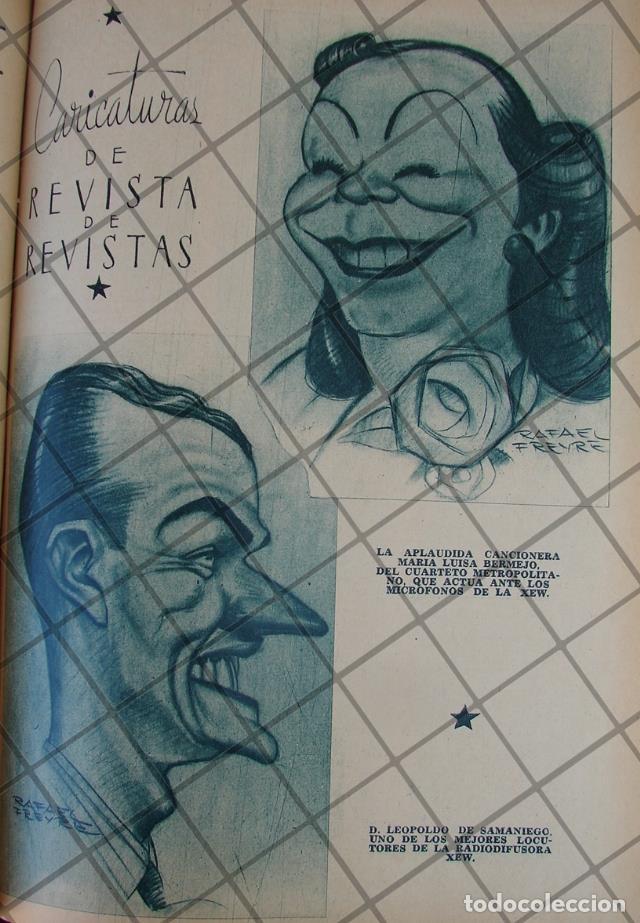 Colecionismo de cartazes: CARICATIRA ANTIGUA. 1939 LOCUTOR: LEOPOLDO DE MAMANIEGO