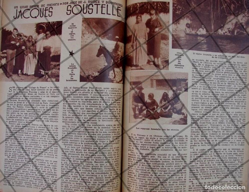 Colecionismo de cartazes: AFICHE ANTIGUO 1939 JACQES SOUSTELLE EN MEXICO