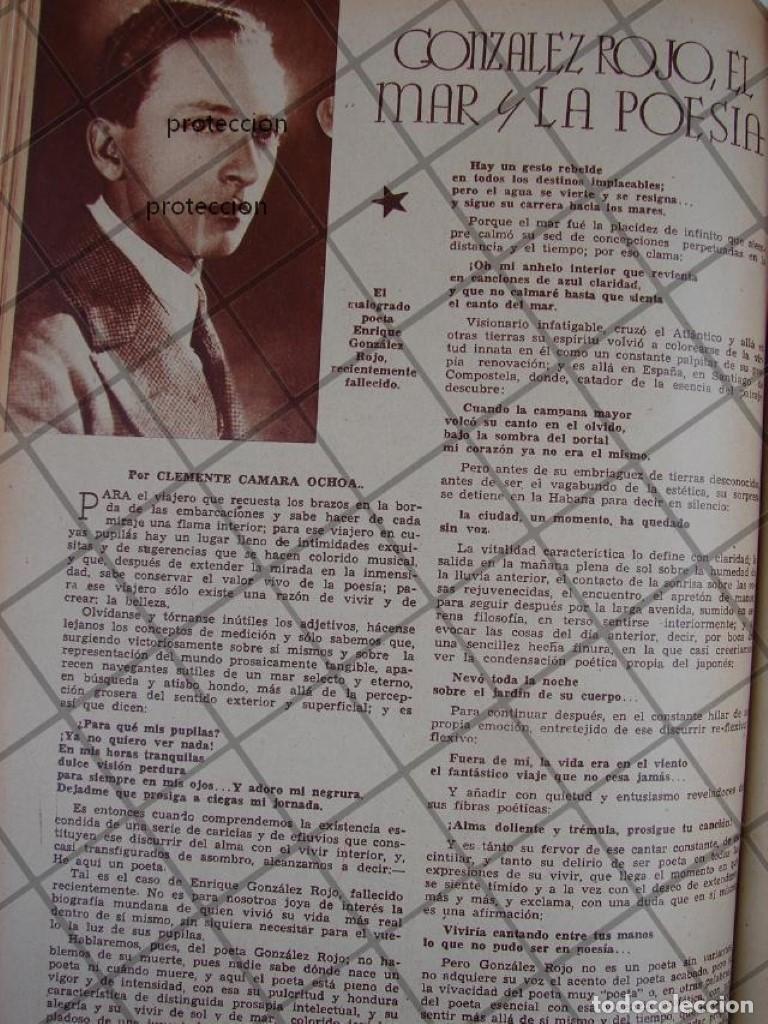 Colecionismo de cartazes: AFICHE ANTIGUO 1939 POETA: ENRIQUE GONZALEZ ROJO